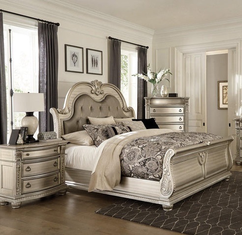 Saudi Luxury Classic Custom Size Bedroom Hotel Furniture Dubai Queen King Size Beds Set Qatar